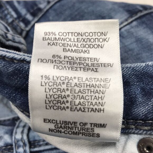 SILVER Calley Boot Jean Women 28x31 Acid Wash Denim Blue Coastal Cowgirl Boho - Picture 13 of 16